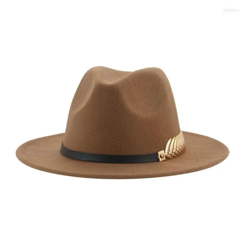 Berets Fedoras Hat Hats For Women Felted Caps Male Casual Wedding Luxury Panama Vintage Big Size 62cm Band Belt Sombrero Hombre Gorras