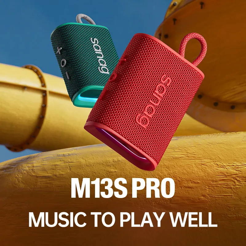 Portable Speakers Sanag M13S PRO Bluetooth 5W IPX7 Waterproof Mini Outdoor APP Control Wireless Subwoofer Hands free Call 221119