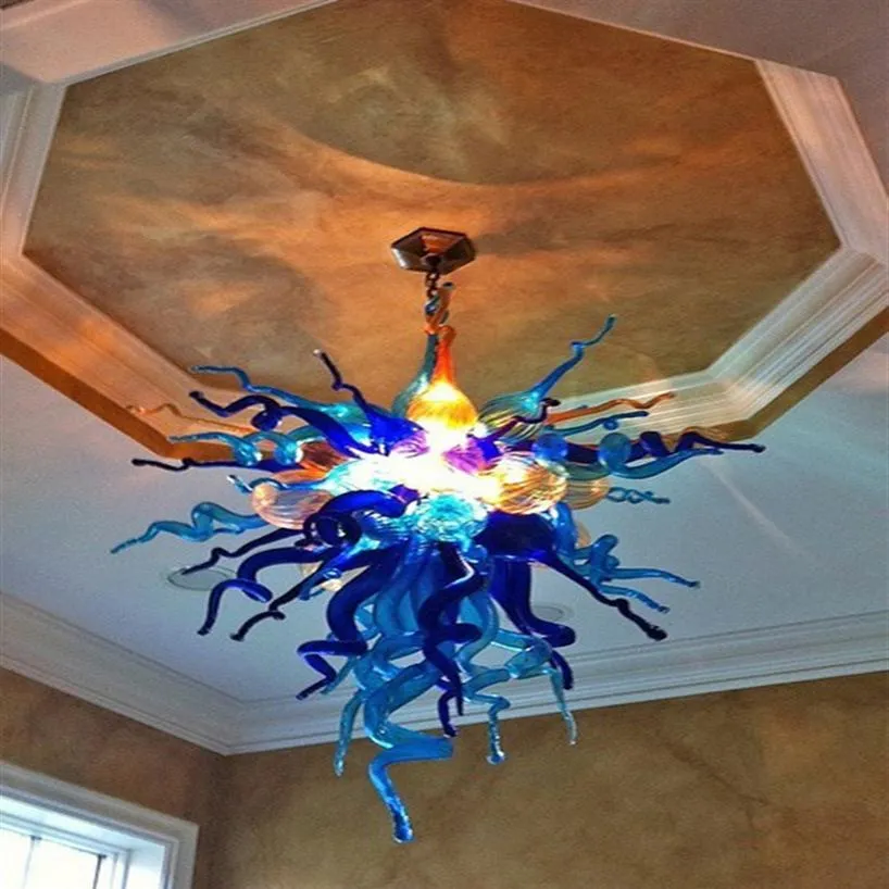 Hanging Ceiling Light Chihuly Style Chandeliers Lighting LED Bulbs Indoor Lighting Candy Bar Decoration2133