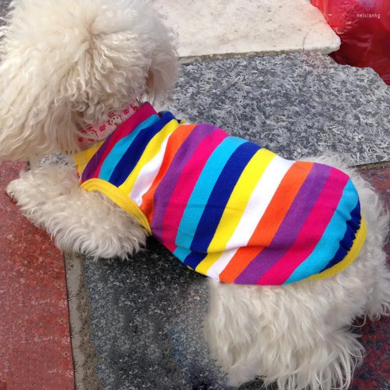 Dog Apparel Colorful Spring Shirts Pet Clothing For Small Cute Summer Clothes Puppy Outfit 38