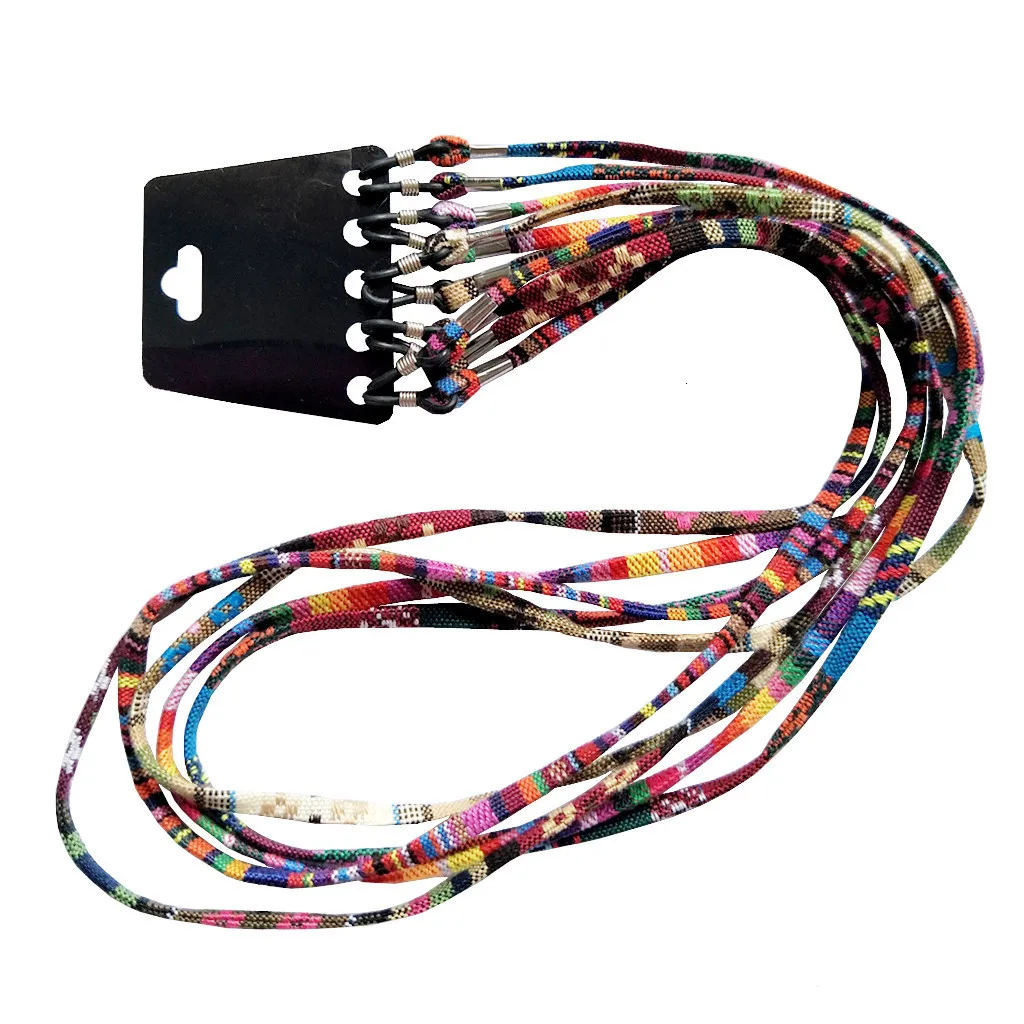 Reading glasses string holder sales