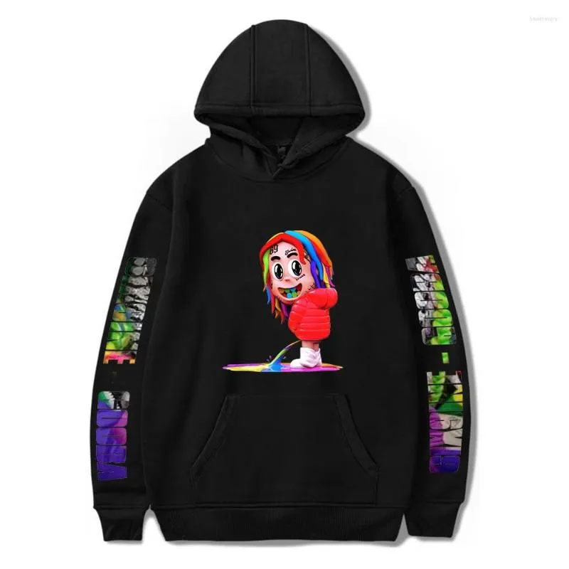 Erkek Hoodies 2022 6ix9ine Gooba Sweatshirt Erkekler/Kadınlar Harajuku Uzun Kollu Bahar Sonbahar Kış Boy Giysileri Günlük Külot