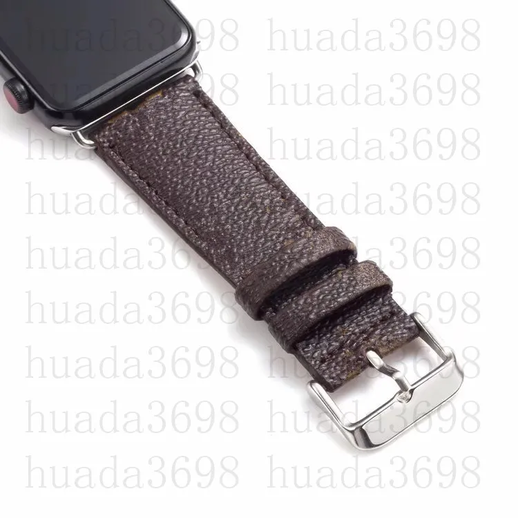 Para Apple Watchbands Watch Band Bands Wristband Watchband Top Designer Correa de lujo Regalo Pulsera de cuero Fashion Print Stripes 42Mm 38Mm 40Mm 44Mm Iwatch 3 4 5 Se 6 7