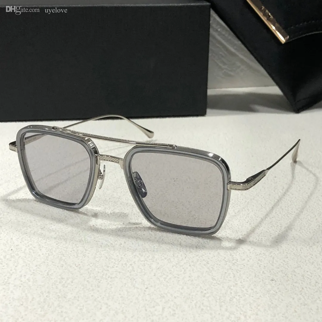 Eine DITA FLIGHT 006 Stark Vintage-Sonnenbrille, 18 Karat vergoldet, Designer-Sonnenbrille für Herren, berühmte modische Retro-Luxusmarken-Brille, modisch, mit Originalverpackung