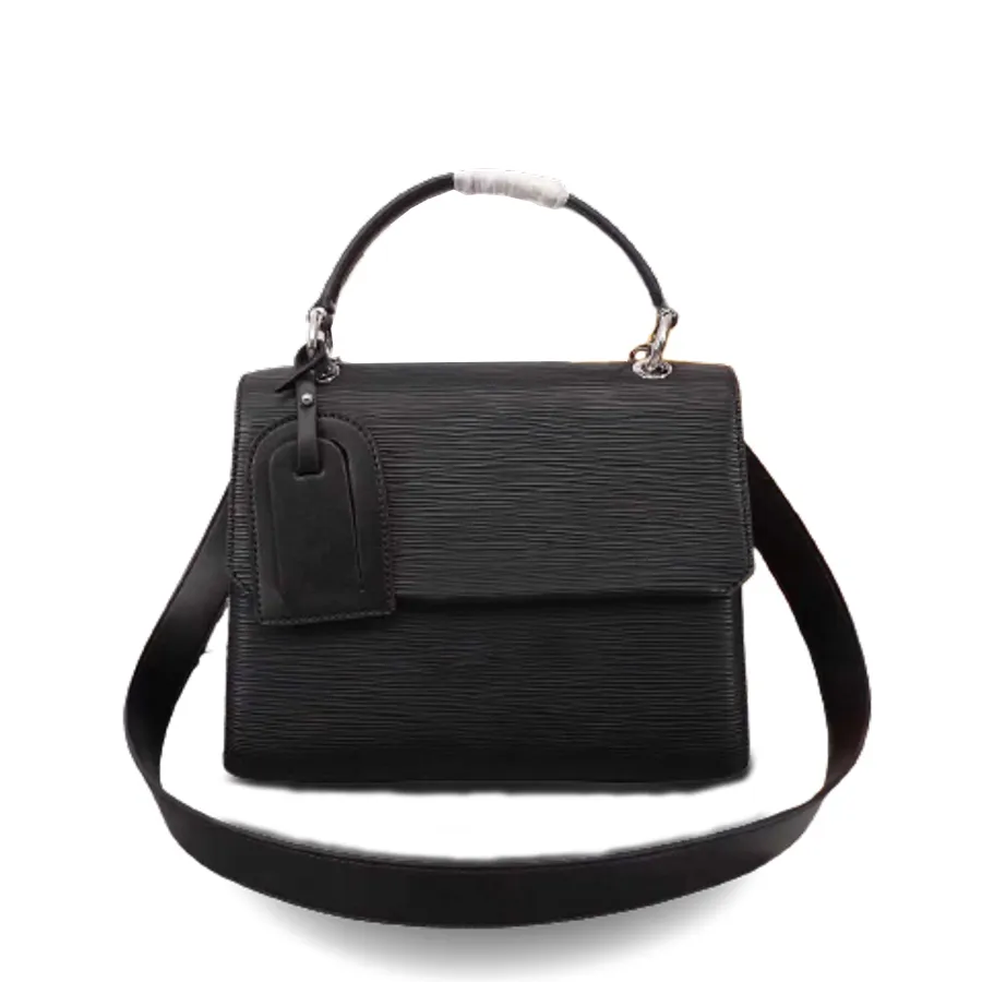 الحقيبة الأصلية Grenelle Designer حقائب اليد الفاخرة يتبع كلاسيكية Flip Bag Women Brand Tote Epi Leather Counter Counter