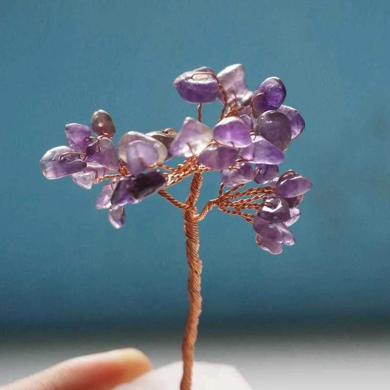 DHgate.com:Crystal Tree of Life Money Tree Bonsai Feng Shui Decor with ...