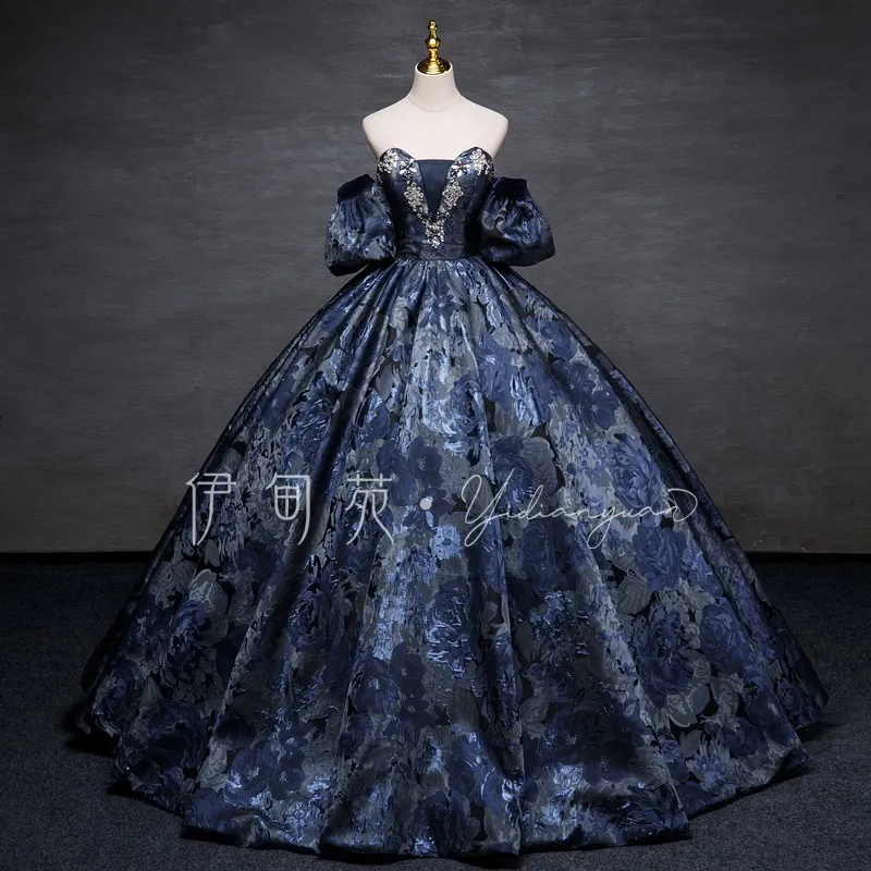 navy blue renaissance dress Spanish Renaissance Dress