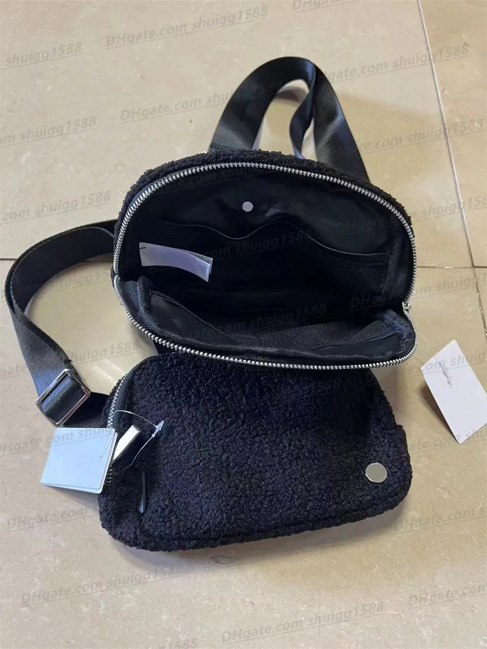 Top klassieke riem tas heuptasje designer klassieke bum borst yoga tassen heuptas nylon wollen doek met zacht dutje dames heren schouder cros275o