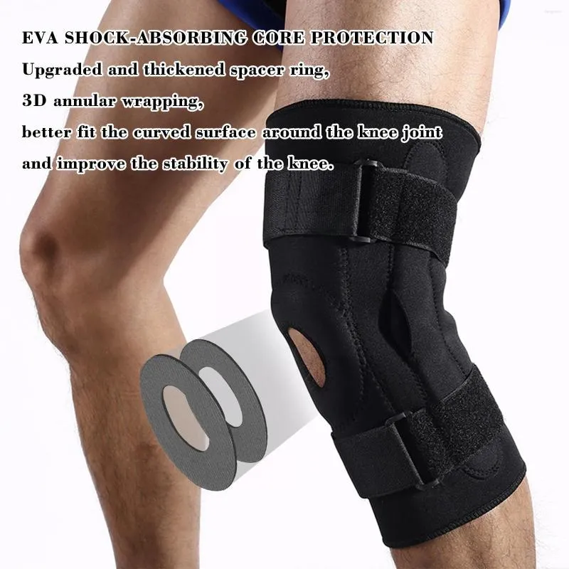 Ginocchiere 1PC Ortopedico Pad Brace Dolore articolare Relif Menisco Elastico Regolabile Legamento Ginocchiera Protector Fitness Patella J4T4