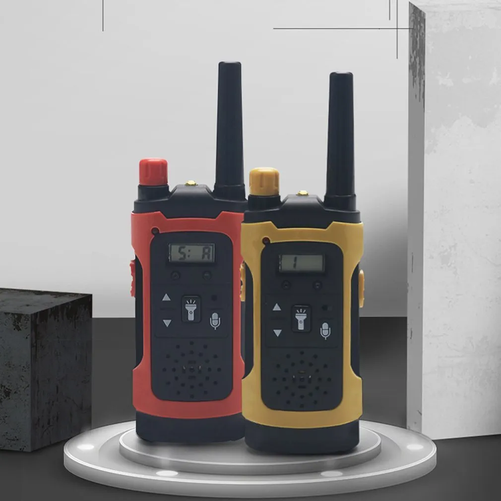 Walkie Talkie 2pcs Двусторонние радиостанции на дальние дистанции Профиляющие мини -беспроводные звонки 221119