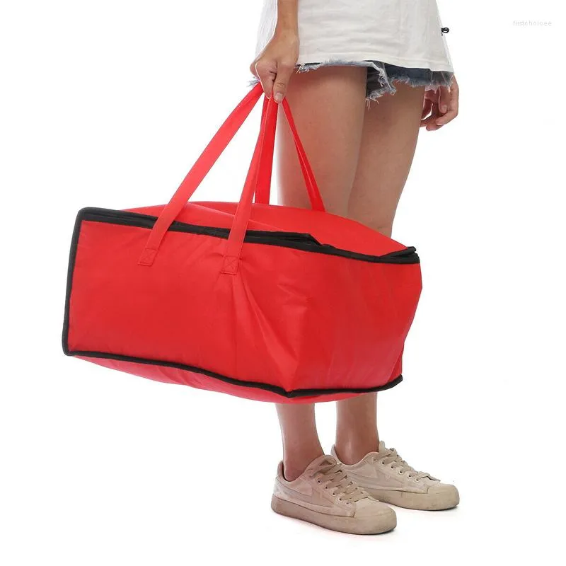 Storage Bags Waterproof Insulated Bag Cooler Insulation Folding Picnic Portable Ice Pack Food Thermal Delivery Pizza