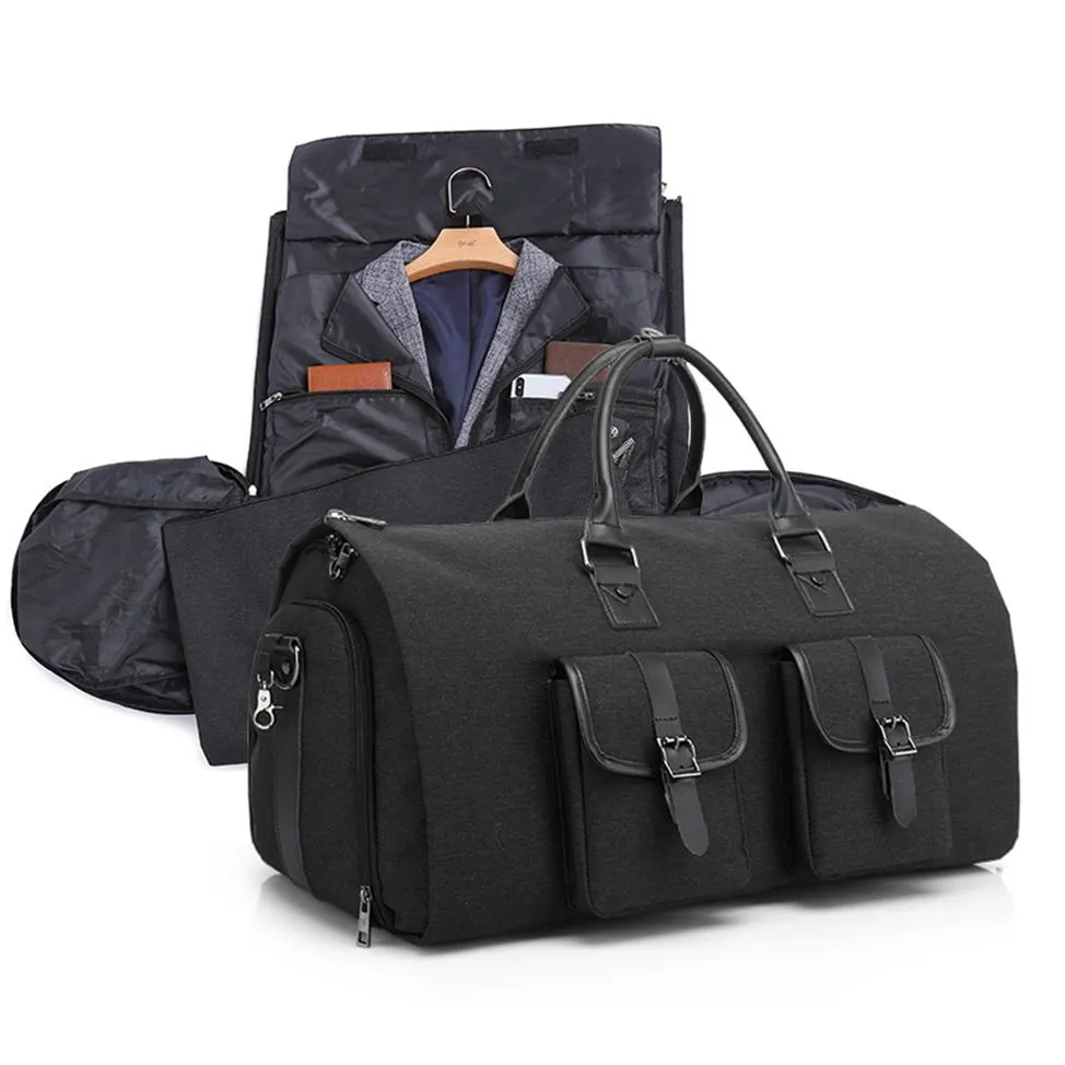 휴대용 의류 가방 의류 가방 가방 팩 남성용 노트북 토트 수하물 수하물 핸드백 대기업 비즈니스 백 187U를위한 접이식 여행 가방