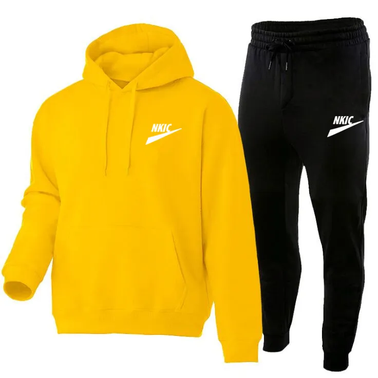 Two Piece Set Casual Fleece Tracksuit Kvinnor Vinterkvinnors uppsättningar överdimensionerade huva långärmad hoodie sportbyxor lady kostym märke logotyp