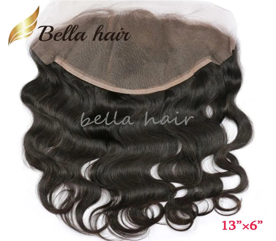 136 11A Lace Frontal Closure Part 820inch Brazilian Body Wave Unprocessed Human Hair Full Ear EarLaceClosure Bella Hair5992303