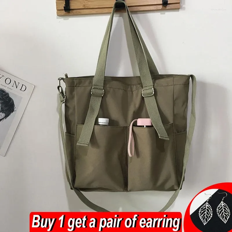 Evening Bags Waterproof Oxford Women Tote Bag Female Large Capacity Cloth Casual Gilrs Bookbags Winter Shopping Hand Purse Bolsa Sac