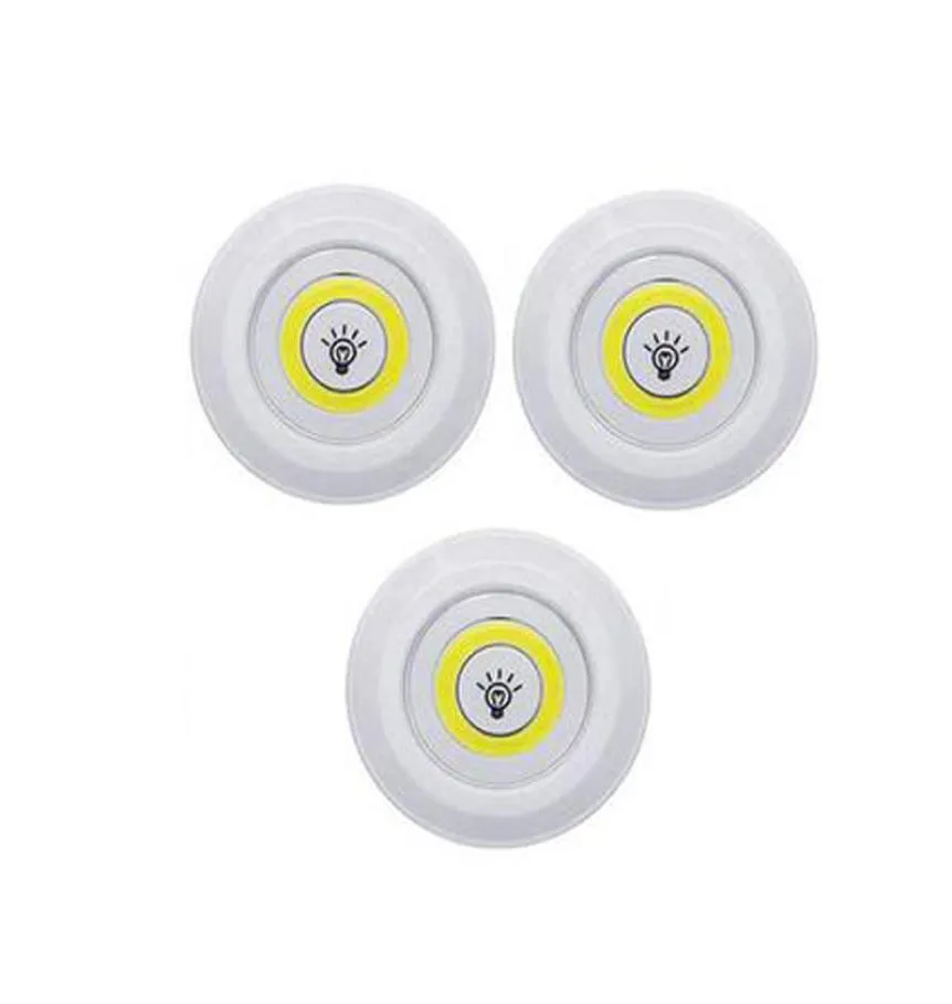 Mini Small Night Light Dimable LED -verlichtingskast met afstandsbediening Batterij bediende kasten Lichten voor garderobe badkamer VS