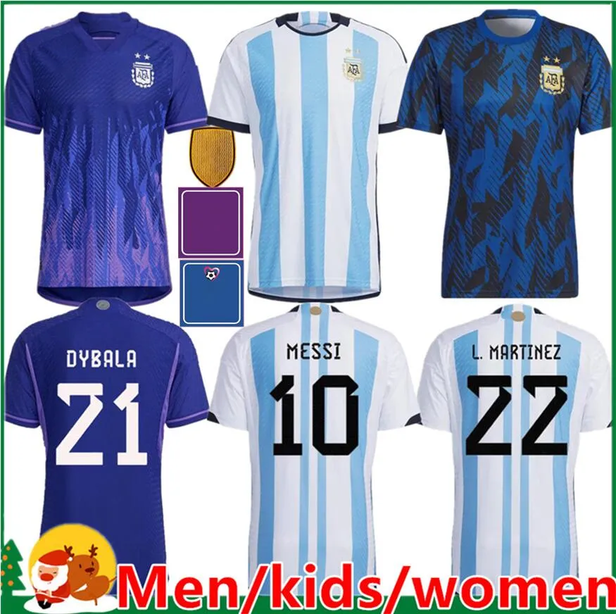 2021 2022 Argentina Messi Soccer Jerseys 21 22 Naples Napoli Home Away Football Shirt Retro 1978 1986 Maradona Hombres Kit Kit Jersey