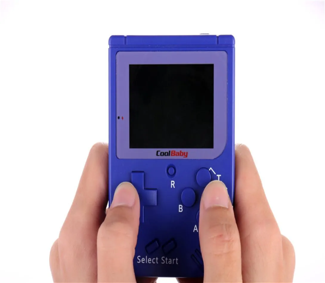 rs6 portable retro mini handheld game console 8 bit color lcd game player for fc game ship
