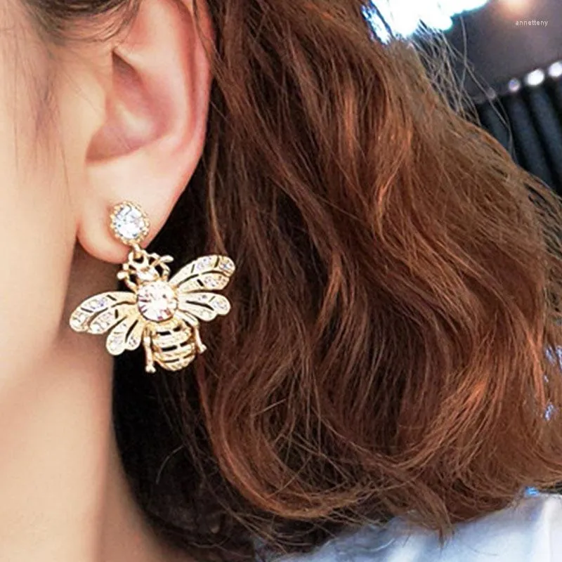 Dangle Earrings HUAMI Korean Fashion Exquisite Honey Bee Women Temperament Elegant Ladie Jewelry Small Boucle Oreille Femme