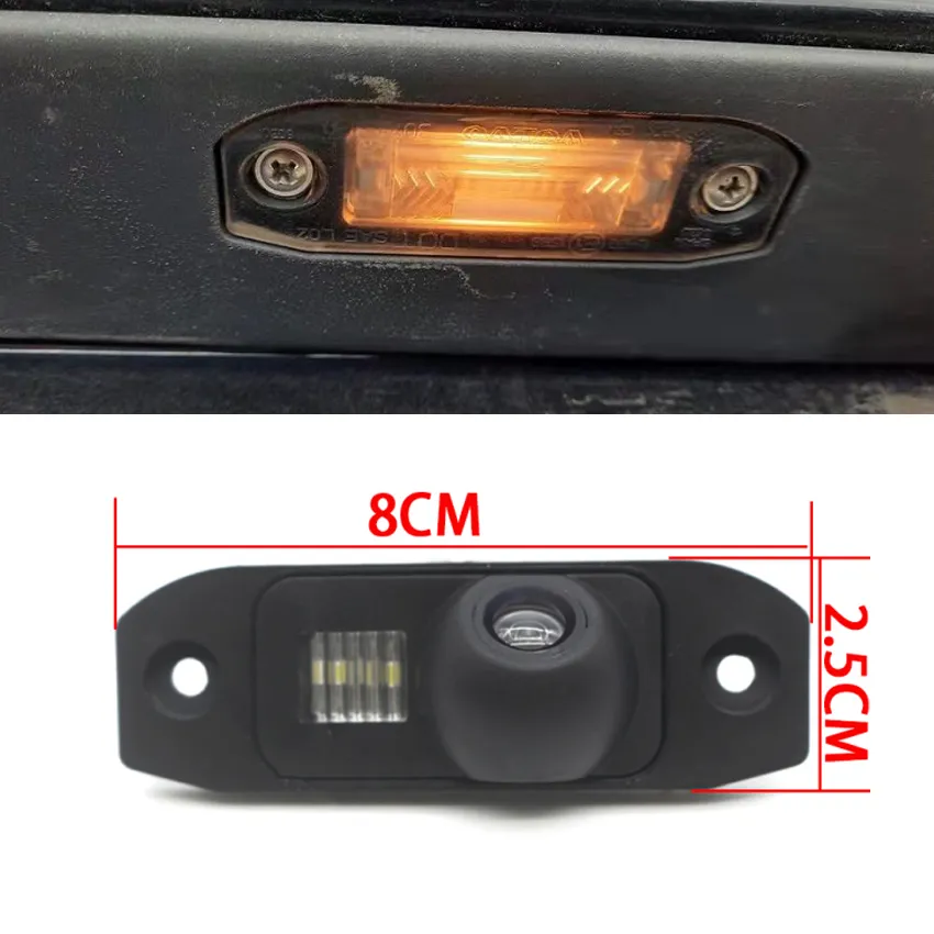 Câmera de exibição traseira do carro para Volvo XC60 2007 2020 2013 2017 2022 Câmera de estacionamento reversa de carro Full HD CCD Impermeável