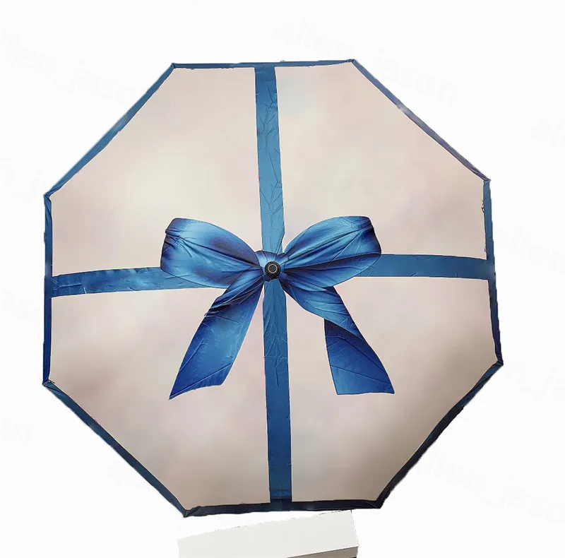 Guarda-chuvas com padrão de arco Hipster Designer automático Guarda-chuvas de sol de luxo Top Tecido Viagem ao ar livre Multifuncional Produtos à prova de vento