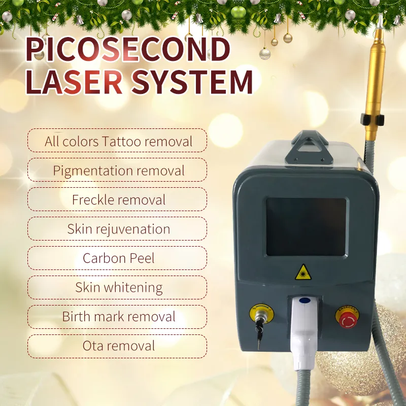 1064 532 nd YAG Laser Tattoo Speckle Rimozione Picolaser 1320nm Laser Carbon Peeling