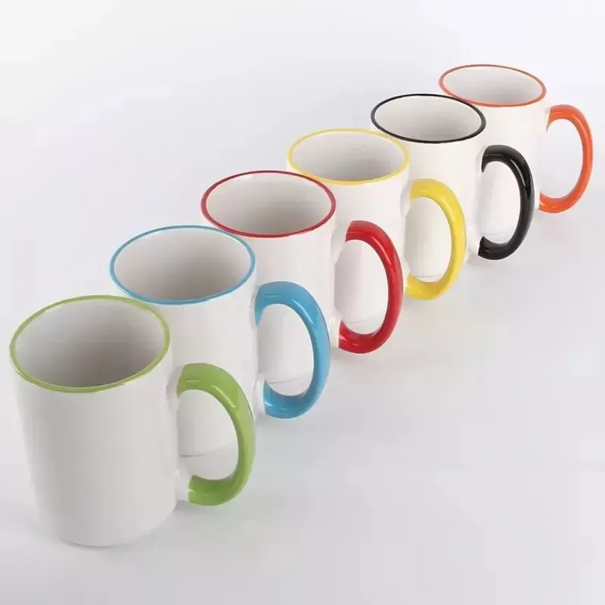 4 PCS Mugs Premium Quality Red Color Tone 11 OZ Blank Sublimation