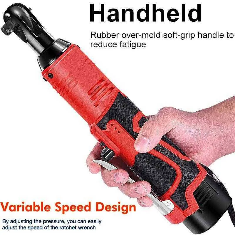 Cordless 12V 18V Impact Wrench 3 8 Inch Right Angle Ratchet Wrench 65Nm Torque 280RPM Red Home DIY From Glasgow 118 DHgate.Com