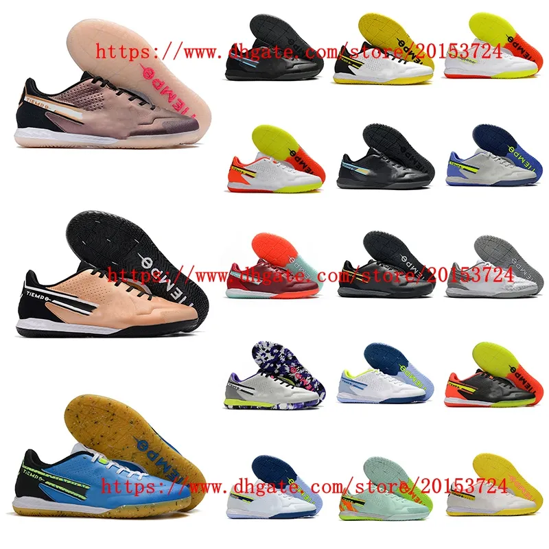 2022 축구화 도착 Mens Low Cleats React Tiempo Legend 9 Pro IC 축구화