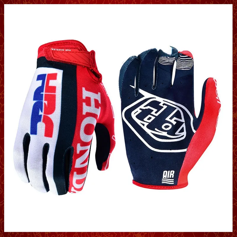 ST384 Air Mesh Red Guantes para Honda Moto Motocross Mountain Bicycle Offroad Racing Guantes