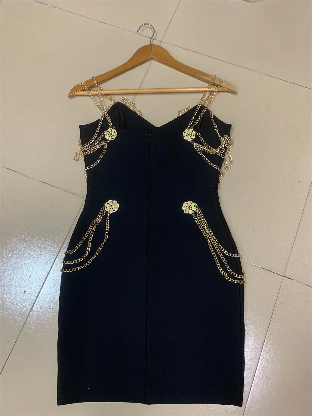Black Chain Dress, Spaghetti Strap, Party Dress | DHgate
