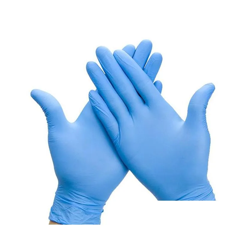 100pcs disposable gloves nitrile latex gloves dishwashing home service catering hygiene kitchen garden cleaning gloves wholesale in