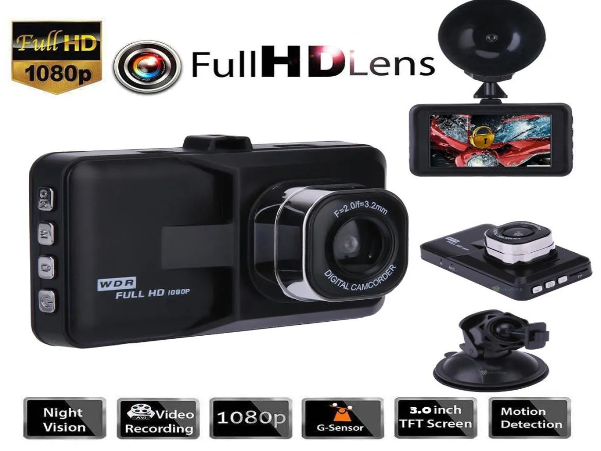 30quot voertuig 1080p CAR DVR Dashboard DVR Camera Video Recorder Dash Cam Gsensor GPS 9612399