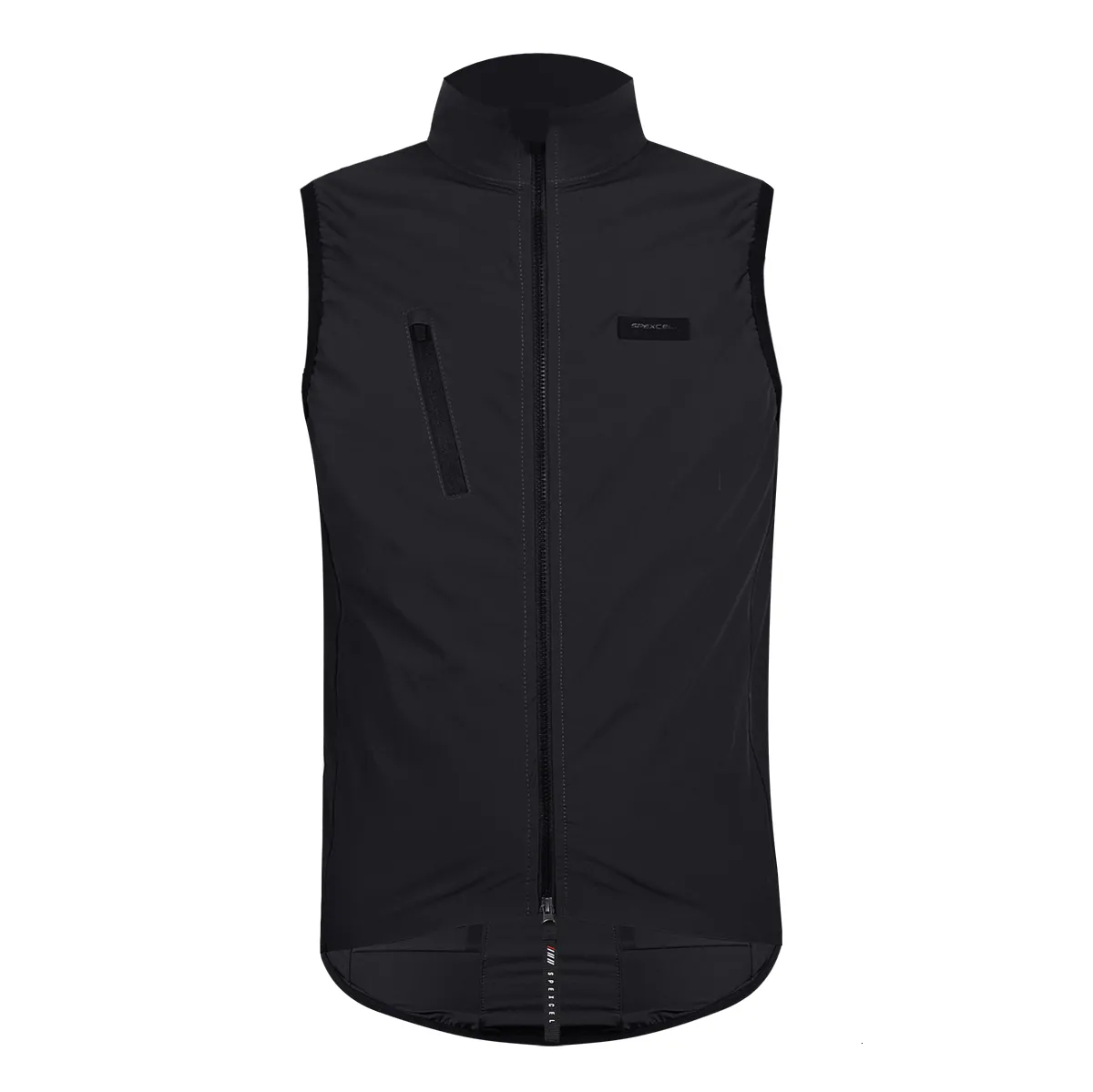 Men's Vests SPEXCEL update Lightweight windproof cycling vest men and women wind gilet stretch fabric two way zipper 221121