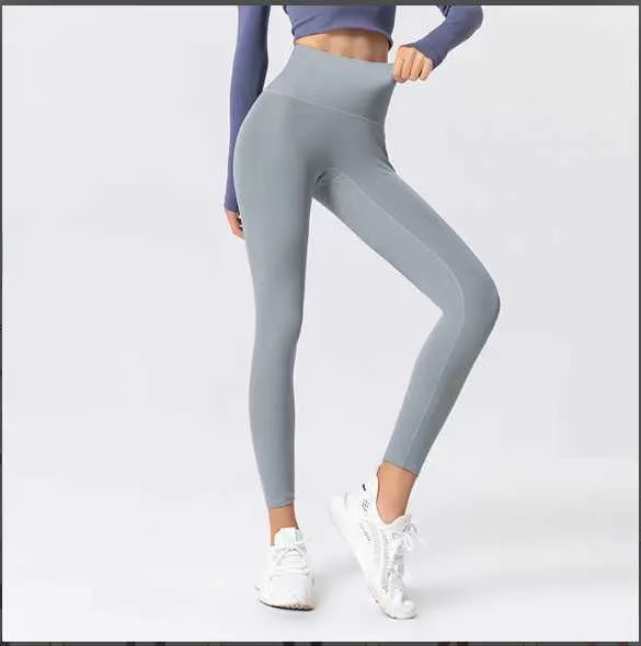 Leggings pour femmes leggings pantalons de yoga sexy Pilates élastiques à la hanche serrée Sports Sports Legging Legging Vêtements Femmes Alignez le yogas Nude haute taille DFDGDF2