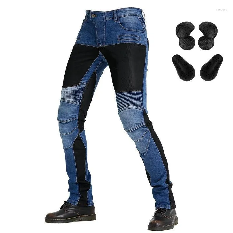 Motorfietskleding mannen broek Aramid jeans beschermende uitrusting rijden touring zwarte motorbroek broek Leisure Motocross