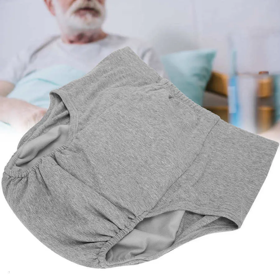 Couches pour adultes Couches Incontinence Soins Culottes Réutilisables Lavables Haute Qualité Coton Élastique Sous-Vêtements pour Patiente Âgée Enceinte 221121