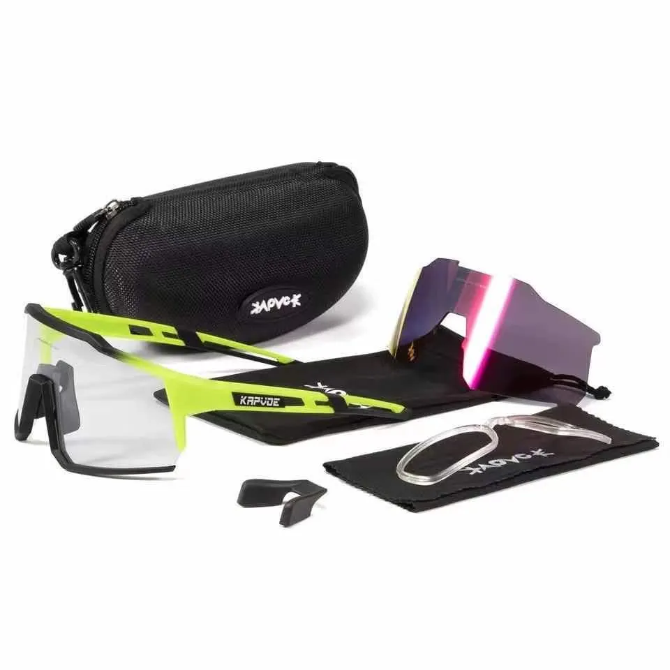 Lenti fotocromatiche Occhiali da bicicletta Occhiali da ciclismo Occhiali da sole UV400 Uomo donna Telaio TR90 Gafas Mtb Sport all'aria aperta Occhiali da bici da corsa