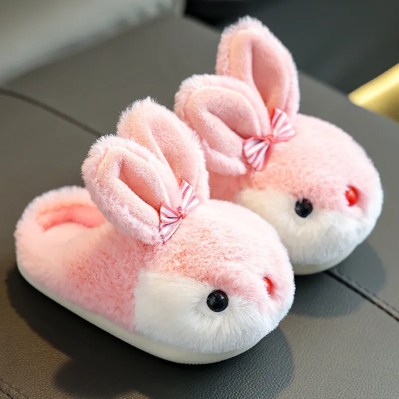 Childrens pink slippers cheap