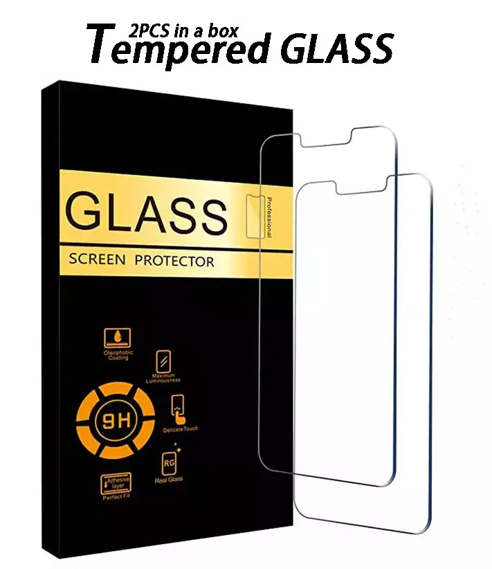 ProShield Anti Fingerprint Screen Protector For IPhone 14 9H Tempered Glass, Easy Install, Full