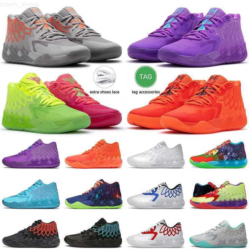 Od Lamelo Red New and Pumps UFO Ball Queen 1 Rock MB.01 Box Men Nie koszykówka tutaj buty Rick Black Morty Blast Buzz z City Lo lo