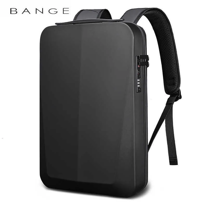 borsa firmata BANGE NEW Borse design a conchiglia Anti-ladro TSA Lock Zaino da uomo Borsa da viaggio impermeabile per laptop da 15,6 pollici con ricarica USB