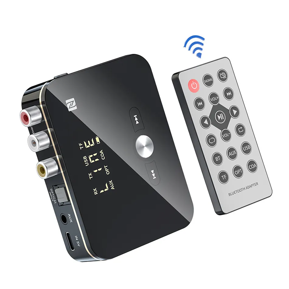 M8 NFC Bluetooth 5.0 Transmitter Receiver 3.5mm RCA Optical
