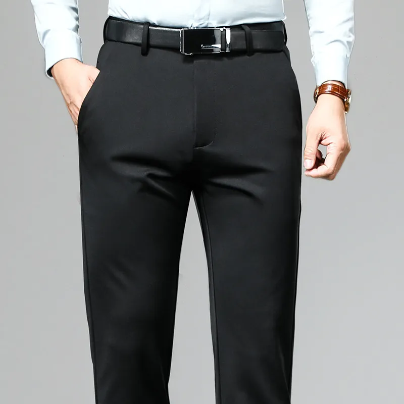 Korean Slim Business Business Casual Pants for Men - Spring/Summer Casual Suit