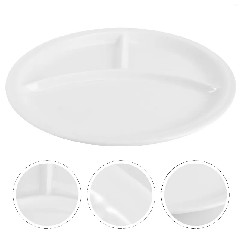 Placas PlacesDults Plate dividiu o jantar divisor de divisor de cerâmica em tamanho adulto porção dieta