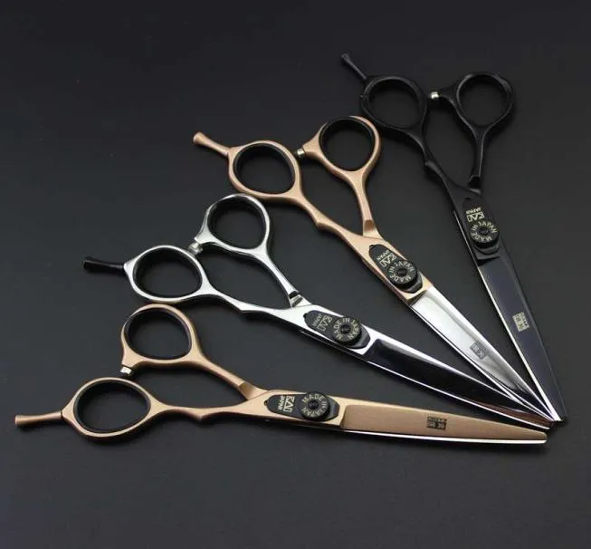 nueva llegada Professional Barber Hair Cutting Scissors KASHO GF60 55 pulgadas 6CR 6CR Silverblackrose Golden4205603