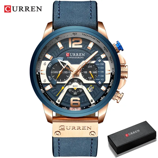 Curren Casual Sport Watches Top Brand Man Clock Fashion Chronograph 8329 2 250 DHgate
