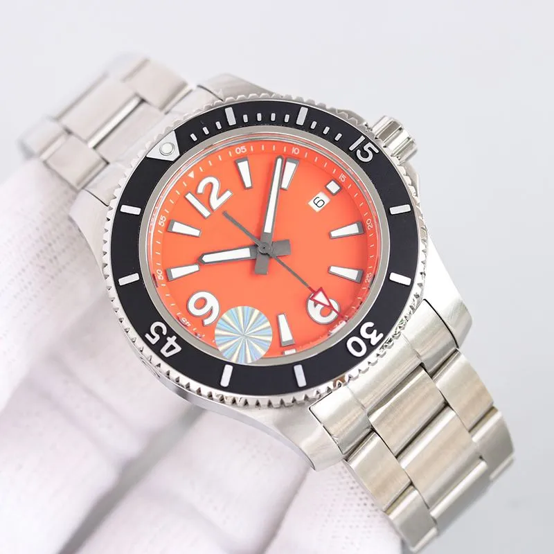 Klassieke geschenkhorloges voor mannen 42 mm automatische mechanische horloges Designer Polshorloges Heren Sapphire Mirror Roestvrij staal waterdichte Ceramic Case Montres de Luxe