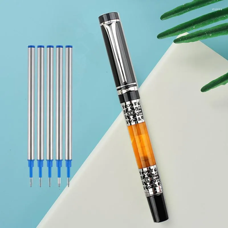 Luxury Metal Gel stylo Gift El Business Writing Ballpoint Office School Stationery Supply