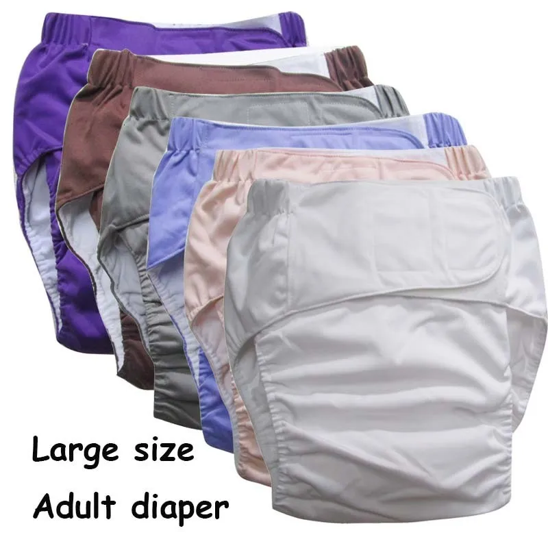 Adult Diapers Nappies Reusable adult diaper Super large for old people and disabled size adjustable TPU coat Waterproof Incontinence Pants undewear 221121